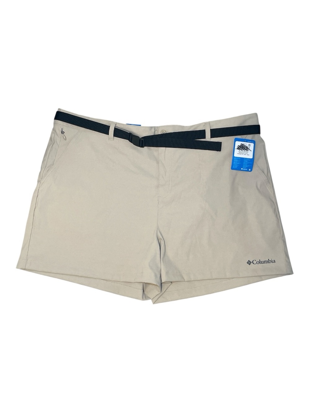 Columbia Women's Brea Falls Nylon Shorts with Black Webbing Belt sz 2X